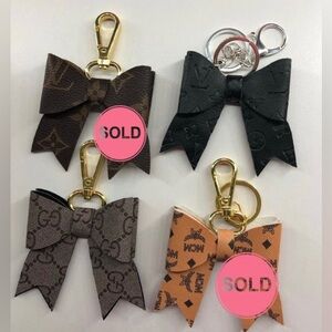 Double Sided Bow Keychains